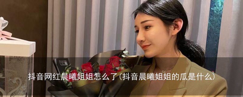 抖音网红晨曦姐姐怎么了(抖音晨曦姐姐的瓜是什么)