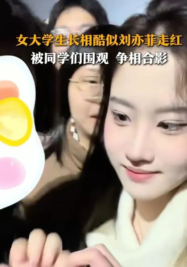 刘亦菲式美貌!女大学生意外走红,广告商争抢